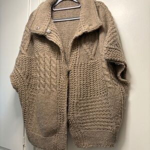 “AnDthe” Premium - Italian alpaca blend chunky sweater